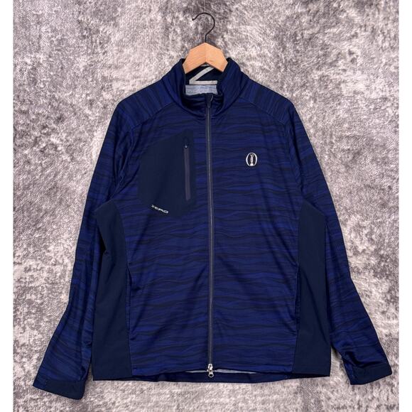Zero Restriction Jacket Large Mens The Open Championship British Golf Full Zip